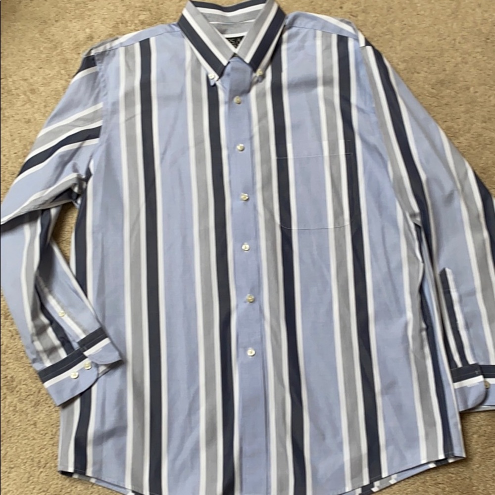 Men’s Jos. A. Bank L Striped Dress Shirt